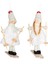 Yılbaşı Süsü, Kayak Yapan Peri Figürleri, Beyaz - Kutuda, Erkek ve Ka 1