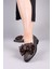 Lobito Saten Fiyonklu Loafer Füme 1