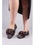 Lobito Saten Fiyonklu Loafer Füme 4
