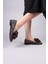 Lobito Saten Fiyonklu Loafer Füme 5