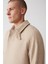 Erkek Bej Gizli Patlı Reglan Kollu Uzun Kaşe Kaban A32Y6102 10