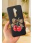 Xiaomi Redmi 9 Uyumlu Kiraz Leopar Fiyonk Desenli Silikon Darbe Emici Rubber Kılıf 1