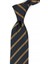 Siyah Çizgi Desen Mendilli Klasik Kravat KK12667 1