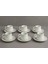 Noah Exclusıve 6 Kısılık Beyaz Modern Porselen Kahve Fıncan Takımı-Kahve Fıncanı 1
