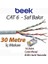Cat6 30 Metre U-Utp Iç Mekan Saf Bakır Data Kablosu 4X2X23 Awg Lszh (Low Smoke Zero Halogen) 2