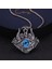 Şeytan Gözü Kolye, Karanlık Kafatası Mavi Kolye Ucu Takı (Yurt Dışından) 1