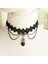Sevgililer Günü Hediyesi Gotik Dantel Kolye Klavikulazinciri Kadın Choker Minimalist Kolye Siyah Punk Aksesuarları Yaka Bantı (Yurt Dışından) 1