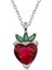 ​Gümüş Çilek Figür Meyve Kolye 1
