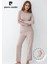 Kadın Giyim Düğme Detaylı Modal & Pamuk Uzun Kol 2'li Pijama Takımı L1.PC.9086.001 1