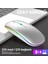 Shopy Tech Çift Mod Kablosuz Mouse Bluetooth 5.2 + 2.4g Şarjlı Sessiz Tıklama Rgb Işıklı (500 Mah)Gümüş 1