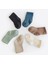 Organik Bebek 6'lı Çorap Seti Kahverengi 5