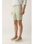 Erkek Mint Yeşil Beli Lastikli Pamuklu Aspendos Relaxed Fit Şort A41Y3733 11