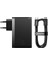 Baseus Gan5 Pro 140W Fast Charger 2 Type-C+1 USB Pd Ultra Hızlı Şarj Aleti+Baseus Şarj KABLOSU-(1903) 2