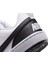 Court Borough Low Recraft Kadın Günlük Spor Ayakkabı Düz Taban Siyah-Beyaz Renk Kombinasyonu 8