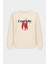 Kadın Içi Şardonlu Baskılı Oversize Sweatshirt 1