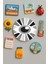 Modern ve Dekoratif Yuvarlak Buzdolabı Magneti Magnet Büyük Boy 10X10 cm - Göz 1