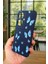 Oppo Reno 11F Uyumlu Mavi Kelebek Desenli Silikon Darbe Emici Klasik Korumalı Rubber Kılıf 3