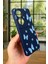 Oppo Reno 11F Uyumlu Mavi Kelebek Desenli Silikon Darbe Emici Klasik Korumalı Rubber Kılıf 4