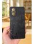 Realme 12 Lite Uyumlu Siyah Kelebek Desenli Silikon Darbe Emici Klasik Korumalı Rubber Kılıf 2