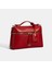 Kadın Kırmızı Omuz Askılı Deri El Çantası 3