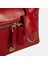 Kadın Kırmızı Omuz Askılı Deri El Çantası 5
