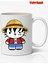 Hasır Şapkalı Luffy Hello Kitty One Piece Temalı Anime Beyaz Kupa Bardak Sevgiliye Arkadaşa Hediye 1