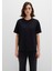 Siyah Basic Interlok Tişört 1613820-900 4