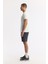 Erkek Beyaz Bisiklet Yaka Baskılı Bi-Stretch İnterlok Regular Fit T-Shirt A51Y1136 10