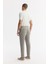 Erkek Gri Yan Cepli Beli Lastikli Bi-Stretch Comfort Slim Fit Pantolon A51Y3211 9