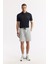 Erkek Taş Beli Lastikli Gofreli Bi-Stretch Relaxed Fit Şort A51Y3652 12
