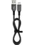 15 Watt 3A Usb-A To Type-C 1.2m Hızlı Şarj Kablosu Siyah FC36 1