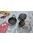 3'lü Döküm Granit Sahan Seti, Tava SETI-18CM-20CM-22 Cm(Iç Caplar) 7