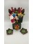 Yılbaşı Temalı Saksı ve Tealight Mumluk Set 4