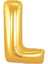 Altın Sarısı Folyo Harf Balon 1 Metre 1
