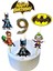 9 Yaş Batman Doğum Günü Pasta Süsü - Batman (Yarasa Adam) Pasta Süsü ve Doğum Günü Konsepti 1
