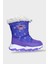 Su Itici Ayarlı Bağcıklı Kürklü Kız Çocuk Botu Lila 1