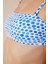 Drip Straplez Dokulu Çok Renkli Bikini Üstü 18