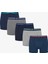 Erkek Pamuklu Numbers 5li Çok Renkli Boxer Külot 13