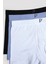 Erkek Pamuklu Blueish 3lü Boxer 20