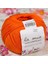 Mercerized Cotton Turuncu El Örgü Ipi - 194 - 33582 1