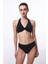 Siyah New Üçgen Twist Bikini Üstü 20