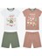 Erkek Çocuk Gardener Pamuklu Çok Renkli 2li Pijama Takımı 19