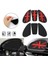 Motosiklet Motor Sticker Gaz Yakıt Tankı Koruyucu Kılıf Dizlik Kavrama Kaymaz Çıkartması Triumph T100 T120 Siyah (Yurt Dışından) 3