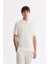 Erkek Ekru Polo Yaka Basic Rayon Triko Regular Fit T-Shirt A51Y5035 8