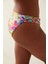 Çok Renkli Laguna Yanları Makrome Detaylı Bikini Altı 19