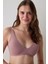 Gül Kurusu Fit Dikişsiz Balensiz Çıkarılabilir Kaplı Dekolte Sütyen 16
