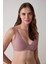 Gül Kurusu Fit Dikişsiz Balensiz Çıkarılabilir Kaplı Dekolte Sütyen 17