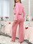 Pamuklu Uzun Kollu Fırfırlı Pijama Takımı 6