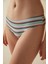 Çok Renkli Çizgili Natural Hipster Bikini Altı 13