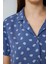 İndigo Hailee Çiçek Desenli Gömlek Yaka Kısa Kollu Pijama Takımı 18